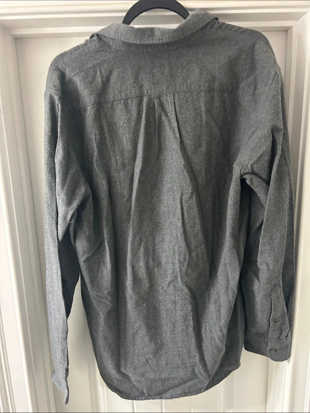 J. Crew Men's Gray Flannel Shirt Jacket